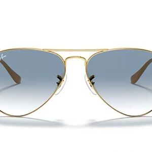 Ray-Ban Aviator Sunglasses Gold/blue Lens